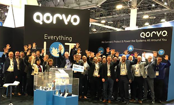 Qorvo booth at CES 2020