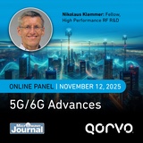Online Panel November 12, 2025 - Advances in 5G and 6G