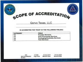 DMEA Scope Certificate