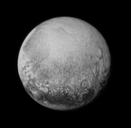 Pluto as seen from New Horizons on July 11, 2015