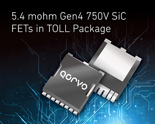 5.4 mohm Gen4 750V SiC FETs in TOLL Package press image
