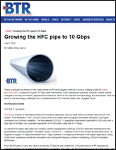 BTR Article: Growing the HFC Pipe to 10 Gbps