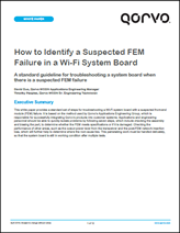 Qorvo Wi-Fi Equipment Front-End Solutions White Paper