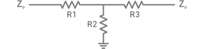 Tee attenuator circuit diagram