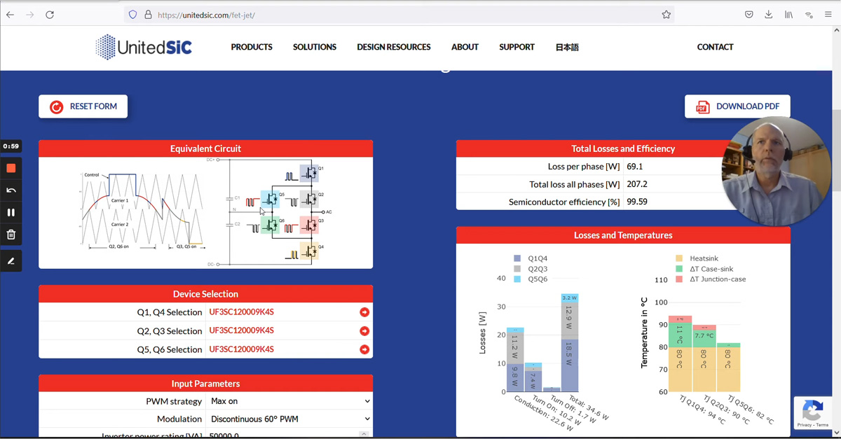 FETJet Calculator v2.0 ANPC PWM Strategy and Modulation Options Qorvo