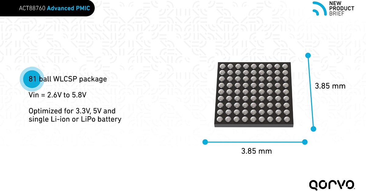 Powerful Multitime Programmable COT PMIC Qorvo