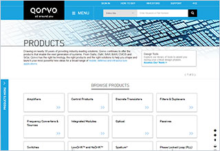 Qorvo Products Landing Page